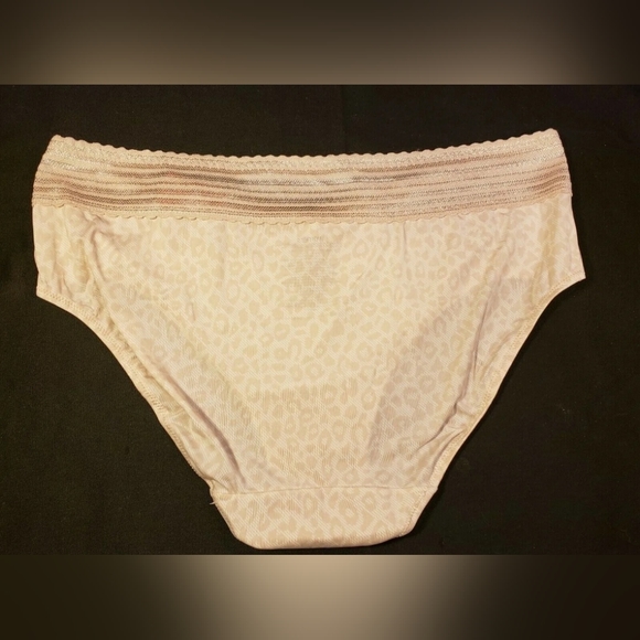 Warner's NO MUFFIN TOP Lace Hipster Panty INVERSE ANIMAL 5609J Sz 9/2XL. NWT - Picture 4 of 8